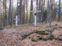 Методистская церковь в деревне Нойнмяки (Noinmäki): памятный знак.